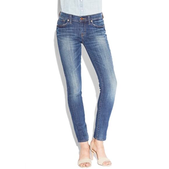 Lucky Brand Charlie Skinny Low Rise Blue Jeans US Women's 12/31 - Picture 1 of 8
